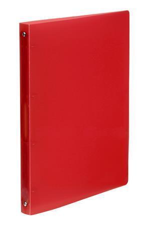 Desky kroužkové "Propyglass", červený, 4 kroužky, 25 mm, A4, PP, VIQUEL