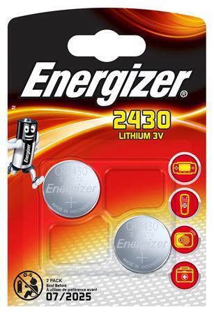 Baterie knoflíková, CR2430, 1 ks v balení, ENERGIZER