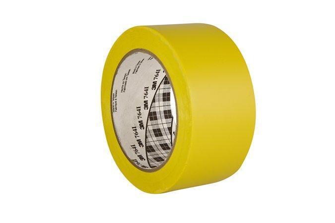 Bezpečnostní páska, samolepící, žlutá, 50 mm x 33 m, 3M