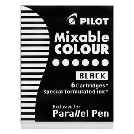 Inkoustové bombičky "Parallel Pen", černá, PILOT