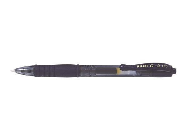 Gelové pero "G-2", modrá, 0,32 mm, stiskací mechanismus, PILOT