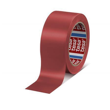 Vyznačovací páska na podlahy "Professional 60760", červená, 50 mm x 33 m, TESA