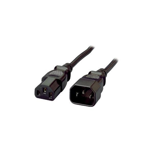 Napájecí kabel, C13 / F-C14 / M, 1.8 m, černá, EQUIP 112100