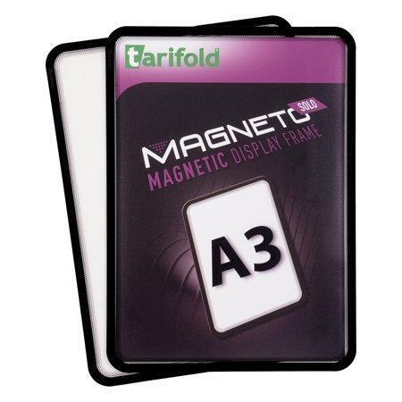 Prezentační kapsa "Magneto Solo", černá, magnetická, A3, TARIFOLD
