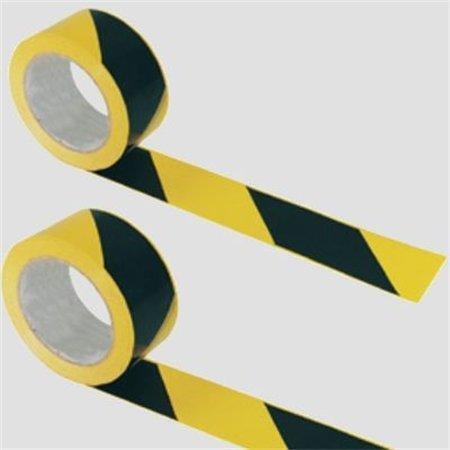 Bezpečnostní páska, žlutá-černá, nelepící, 200 m, 7 cm
