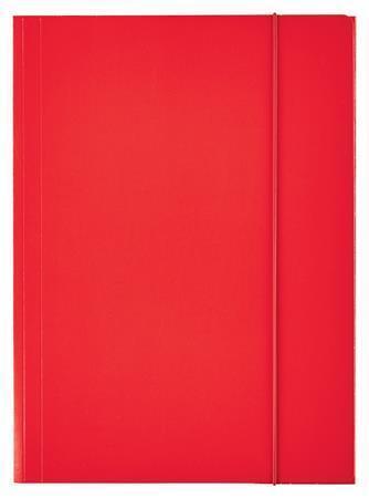 Desky s gumičkou "Economy", 15 mm, karton, A4, červená, ESSELTE
