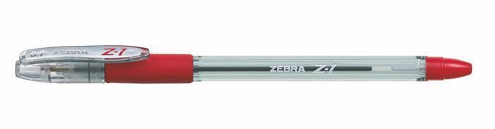 24163 Kuličkové pero "Z-1", červená, 0,24 mm, s víčkem, ZEBRA