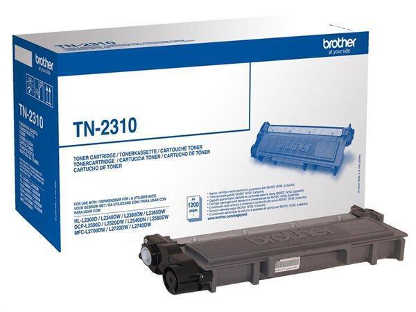 TN2310 Toner pro HL L2300D, DCP L2500D tiskárny, BROTHER černá, 1,2 tis.