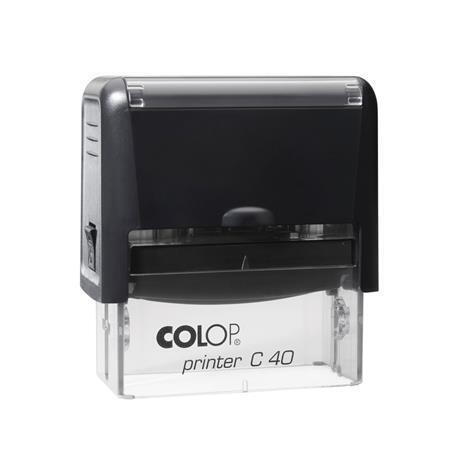 Razítko "Printer C 40", černý polštářek, COLOP 1524000