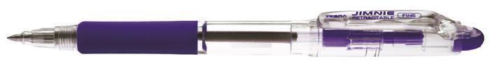 30652 Kuličkové pero "Jimnie", modrá, 0,24 mm, s víčkem, ZEBRA