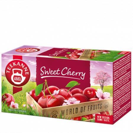 Čaj, ovocný, 20x2,5 g, TEEKANNE "Sweet cherry"