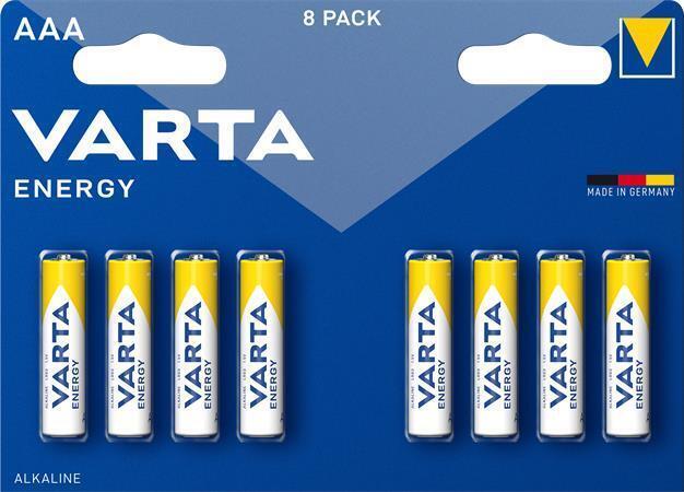 Baterie "Energy", AAA, 8 ks, VARTA