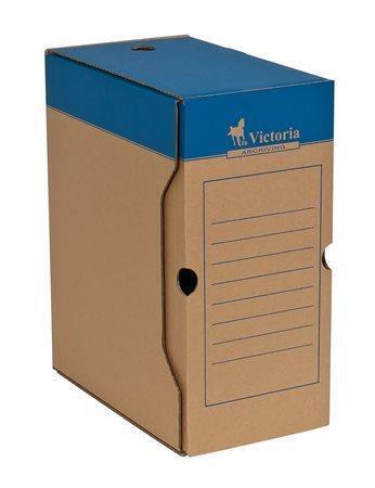 Archivační krabice, přírodní, karton, A4, 150 mm, VICTORIA