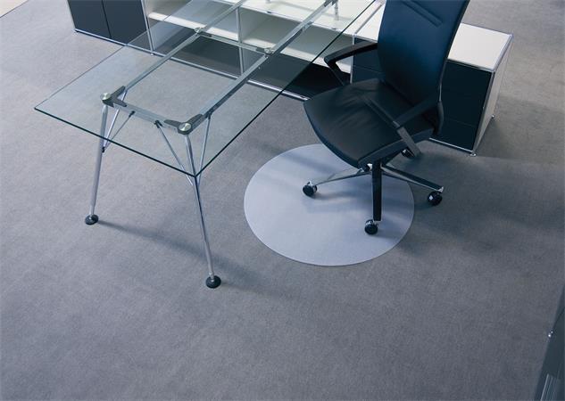 Podložka pod židli, na koberec, kulatý tvar, průměr 60 cm, BSM, 01-060R