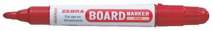 36393 Popisovač na tabuli "Board Marker", red, 2,6 mm, kulatý hrot, ZEBRA