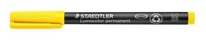 Permanentní popisovač "Lumocolor 317 M", žlutá, 1 mm, OHP, STAEDTLER