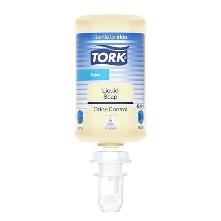 424011 Tekuté mýdlo "Odor-Control", transparentní, 1 l, S4, TORK