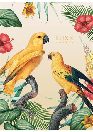 Sešit "Luxe Nature", mix vzorů, čtverečkovaný, A4, 40 listů, SHKOLARYK