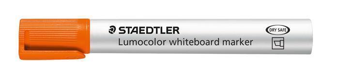 Popisovač na bílou tabuli "Lumocolor 351 B", oranžová, klínový hrot, STAEDTLER