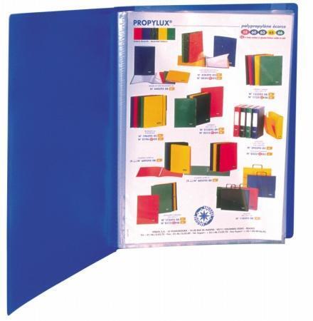 Katalogová kniha "Standard", modrá, 20 kapes, A4, VIQUEL