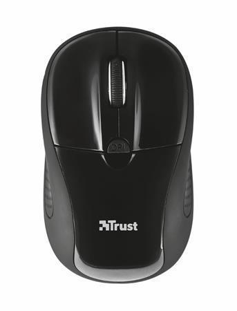 Myš "Primo", černá, bezdrátová, optická, USB, TRUST