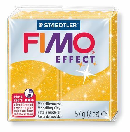 FIMO® effect 8020 zlatá se třpytkami