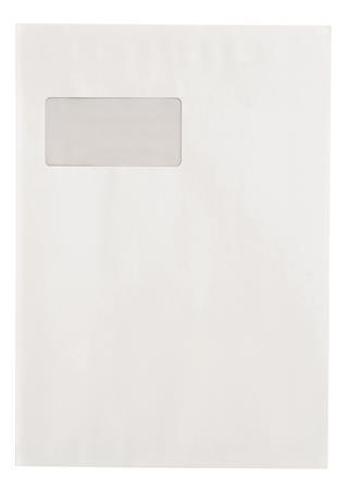 Obálka, TC4, samolepicí, s krycí páskou, 324 x 229 mm, s okénkem vlevo, VICTORIA