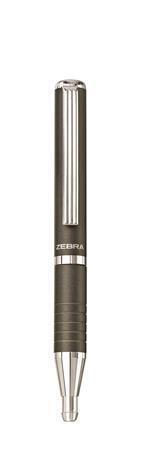 82409-24 Kuličkové pero "SL-F1", modrá, 0,24 mm, teleskopické, kovové, šedé tělo, ZEBRA