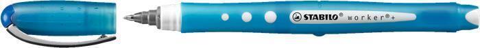 Kuličkové pero "Worker + Colorful", modrá, 0,5 mm, STABILO