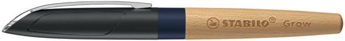Plnicí pero "Grow", tělo z bukového dřeva, s borůvkově modrým detailem, STABILO 5171/2-41