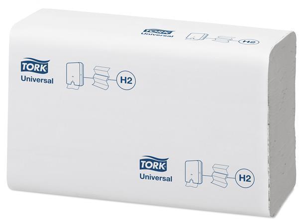 Papírové ručníky "Xpress® Universal Multifold", bílá, skládané, 2vrstvé, H2 systém, TORK