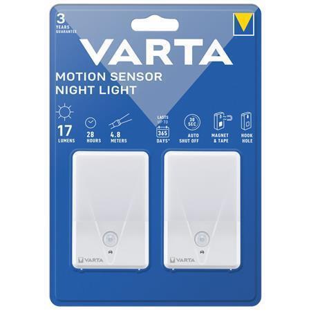 Noční světlo "Motion Sensor Night", LED, 2 ks, VARTA 16624101402