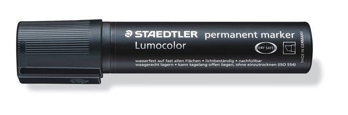 Permanentní popisovač  "Lumocolor 388", černá, 2-12 mm, klínový hrot, STAEDTLER