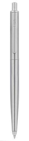 Kuličkové pero "901", stříbrná, 0,24 mm, stiskací mechanismus, ZEBRA 83757