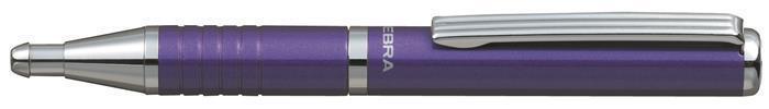 Kuličkové pero "SL-F1", metalická fialová, 0,24 mm, teleskopické, ZEBRA 23478