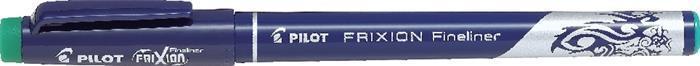 Fineliner "Frixion Fineliner", zelená, 0,45 mm, vymazatelné, PILOT
