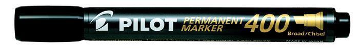 Permanentní popisovač "Permanent Marker 400", černá, 1,5-4 mm, klínový hrot, PILOT