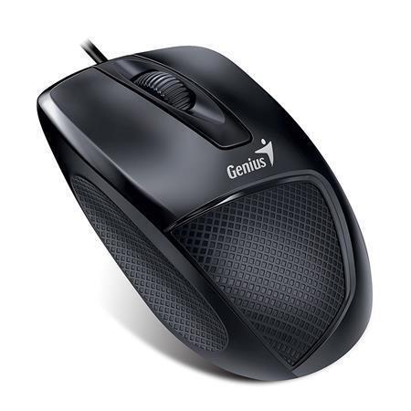 Myš "DX-150X", černá, drátová, optická, standardní velikost, USB, GENIUS