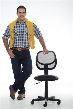Kancelářská židle, textilní, síťovinoný opěrák, černá základna, MaYAH "Fresh", černá