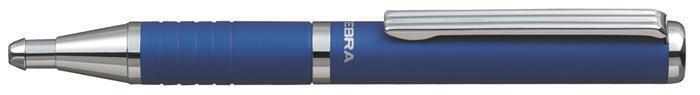 82402-24 Kuličkové pero "SL-F1", modrá, 0,24 mm, teleskopické, kovové, modré tělo, ZEBRA