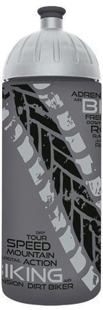 FreeWater láhev 0,7l Biker antracitová-stříbrná, FREEWATER
