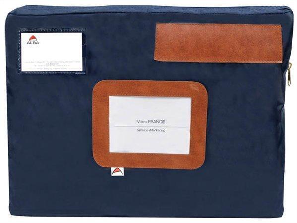 Taška na dokumenty, 42x5x32 cm, ALBA, modrá