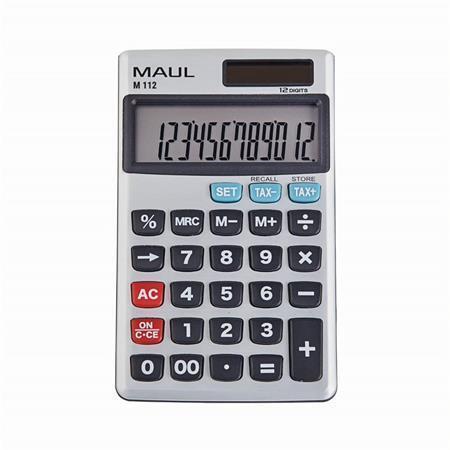 Kalkulačka "M 112", kapesní, 12 číslic, MAUL 7262295