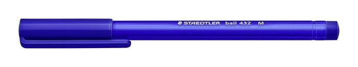 Kuličkové pero "Ball", modrá, 0,5 mm, s uzávěrem, STAEDTLER