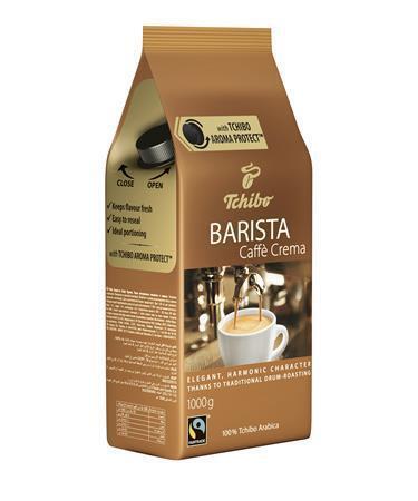Káva "Barista Caffé Crema", pražená, zrnková, 1000 g, TCHIBO