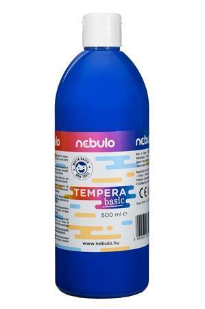 Temperová barva, modrá, 500 ml, NEBULO NTF-500-KE