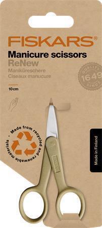 Nůžky na manikúru "ReNew", přírodní, 11 cm, FISKARS 1062548