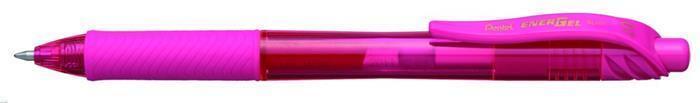 Gelové pero "EnerGelX BL107", růžová, 0,35 mm, s víčkem, PENTEL BL107-PX