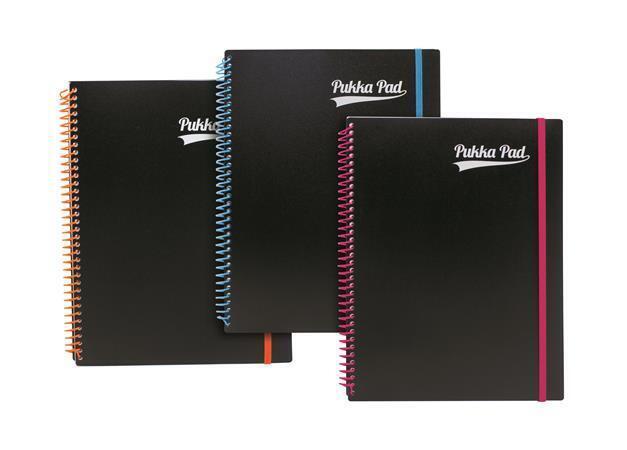 Blok "Neon notepad", A4+, mix barev, linkovaný, 100 listů, spirálová vazba, PUKKA PAD