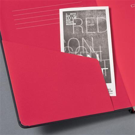 Exkluzivní zápisník "Conceptum Red Edition", černo-červená, A4, linkovaný, 97 listů, tvrdé desky, SI